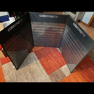 Large color street 3 panel mail set display